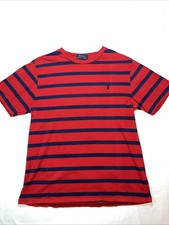 Polo Ralph Lauren Shirt Boys Size Large 14-16 Short Sleeve Striped T-shirt