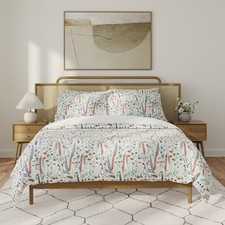 QuickZip Duvet Cover with Zipper Closure Ultra Soft Long-Staple 100 Cotton...