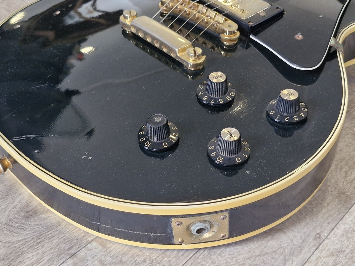Maya Les Paul Custom 1970's Japan copy at Twangers Guitar