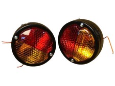 Tail Break Marker Light Pair Fits Willys Ford Jeep Mb Gpw M38 Cj2a Cj3a Cj3b