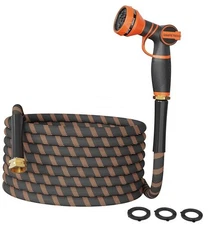  Garden Hose Non-Expandable Lightweight Flexible Water Hoses Burst 600 psi 50FT