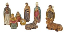 Stimmungsvolle Krippenfiguren 9-tlg., ca. 7 cm, K 237