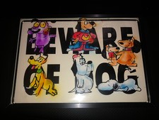 Trevy Metal ?Beware Of Dog? Street Sign 1/1 SIGNED