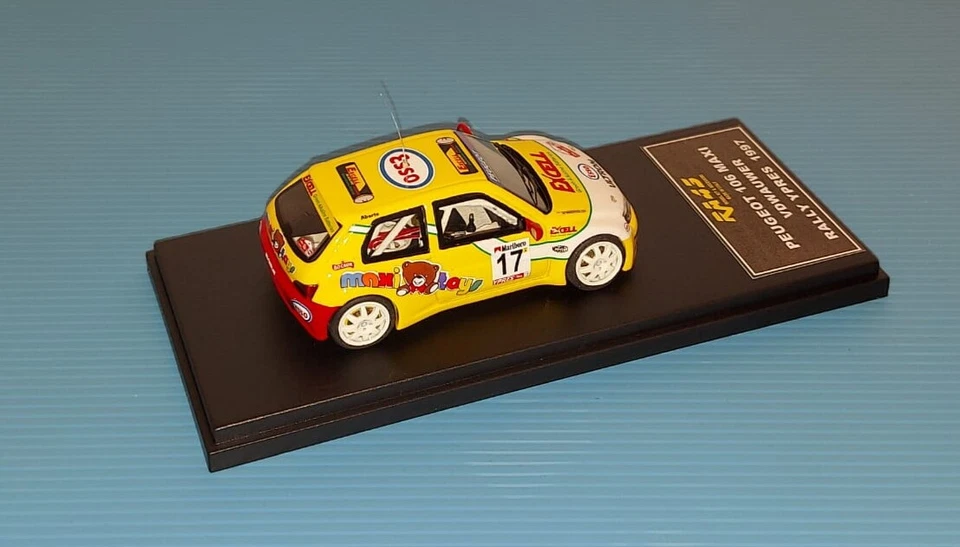 1/43 Peugeot 106 Maxi Rally Ypres 1997 Vdwauwer  - Immagine 2 di 3