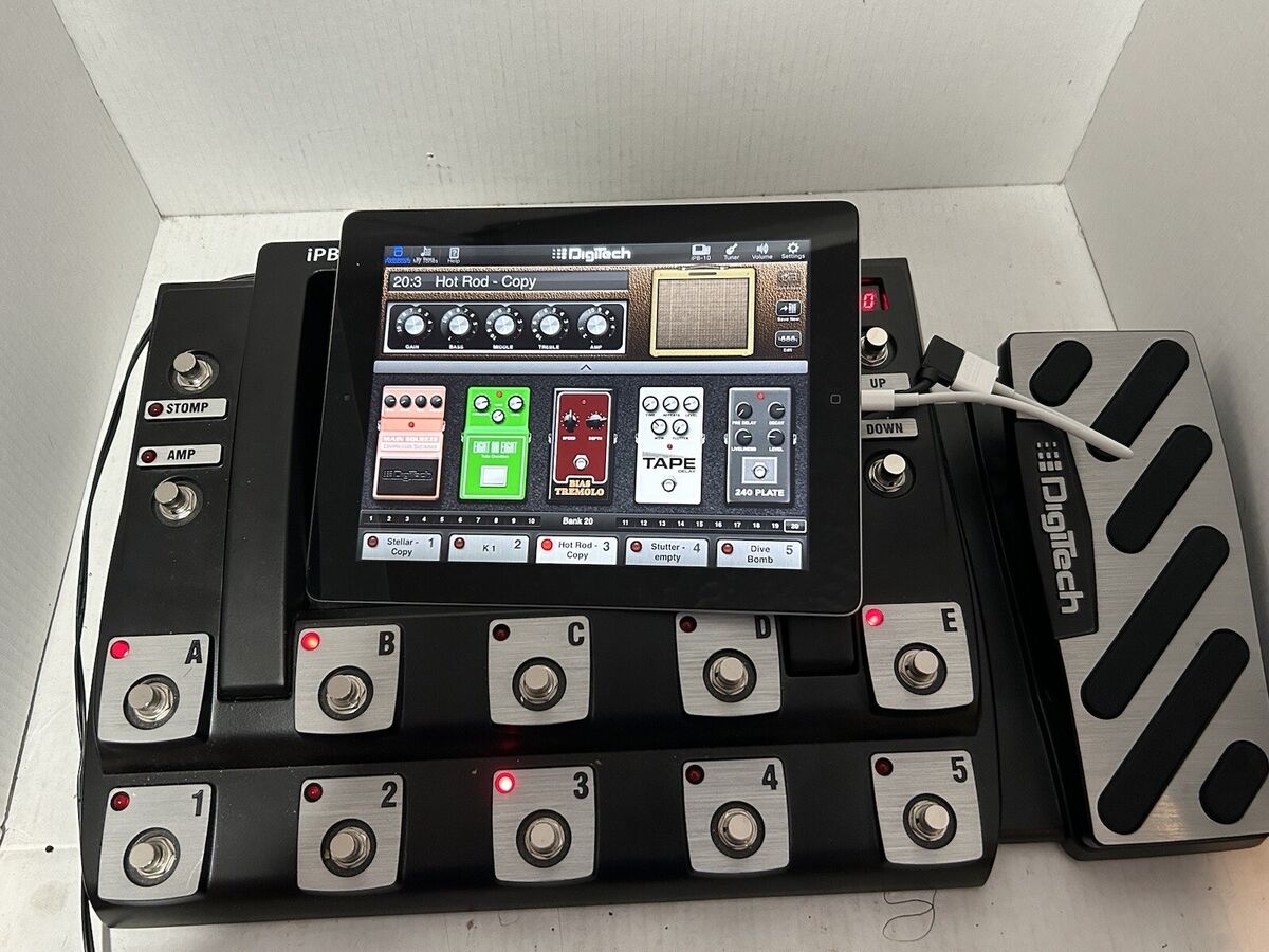 DigiTech iPB-10 with 4th gen iPad Multi-Effects Guitar DigiTech iPB-10 with 4th gen iPad Multi-Effects Guitar