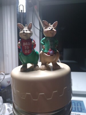 1991 Mom-To-Be And Dad-To-Be Hallmark Keepsake Christmas Ornament Set