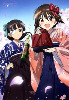 Strike Witches Yoshika Mio Unlimited Fafnir Iris ANIME CLIPPING POSTER japanese
