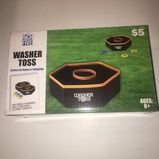 Fabric Washer Toss Game Set - Fun Backyard Game - Storage Bag Incl. Open Box