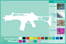 G-36 RIFLE SILHOUETTE cut vinyl decal #1 car truck window Gun stickers