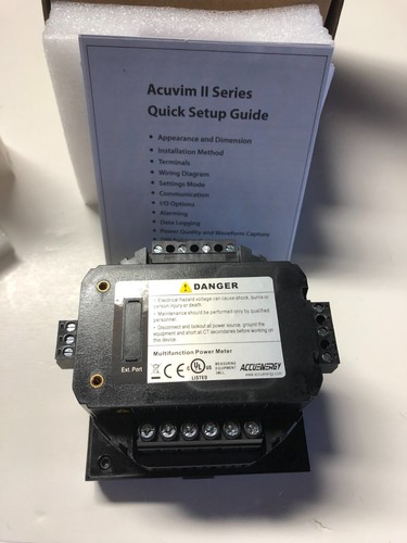 AccuEnergy Acuvim II-M-333-P1 (Hochleistungs-Leistungs- und Energiemessgerät) - Bild 4 von 6