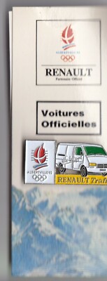 Pin's J.O. Albertville 92 - Camion Renault B110 Truck - Fabrication Française