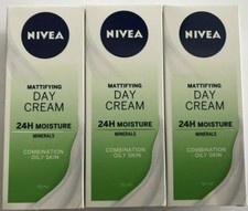 Nivea Visage Daily Essentials Oil Free Moisturising Day Cream 3X50ml