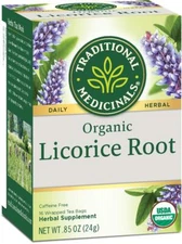 Traditional Medicinals Organic Licorice Root Tea, 16 Tea Bags