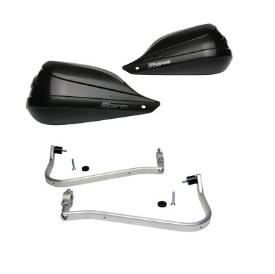 Barkbusters Storm schwarzer Handschutz & Fit Kit Triumph Tiger Explorer 1200 2015-17