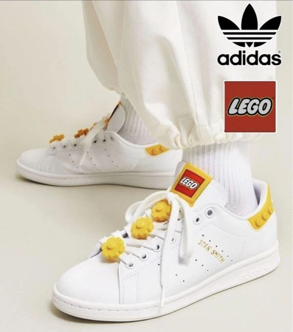 WOMEN'S Adidas Originals Stan Smith x Lego White GX7203 Size 7.5 | eBay