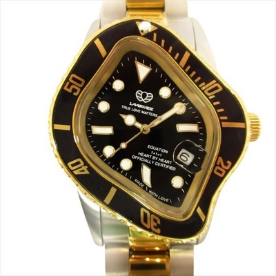 Ravi LAARVEE PEA001 SGBLK Automatic Mechanical Date Watch Black 