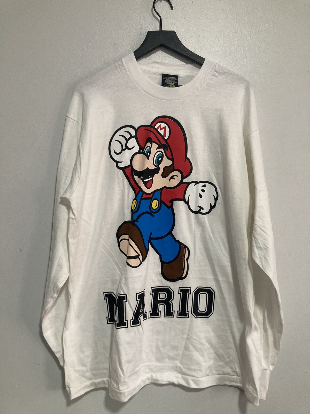 Vintage Super Mario Bros shirt 90s Longsleeve Nintend… Gem