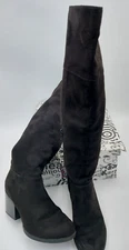 BRASH- FAUX SUEDE-TALL OVER KNEE BOOT-BLACK 7 1/2