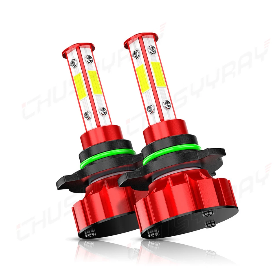 2 4-сторонние светодиодные лампы ближнего света 9006 HB4 для Acura NSX 1991-2001 - Изображение 2 из 4