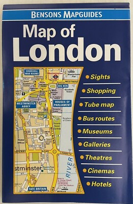 Map of London by Bensons MapGuides - Sheet Map (folded)