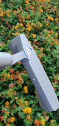 Highside Buckets Platinum Blue White Stainless Steel Putter Milled Graphite 34" - Picture 9 of 12