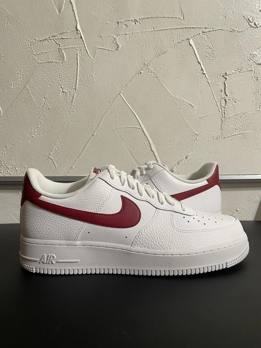 Nike Air Force 1 Low White Team Red Men's Size 12.5 RARE CZ0326