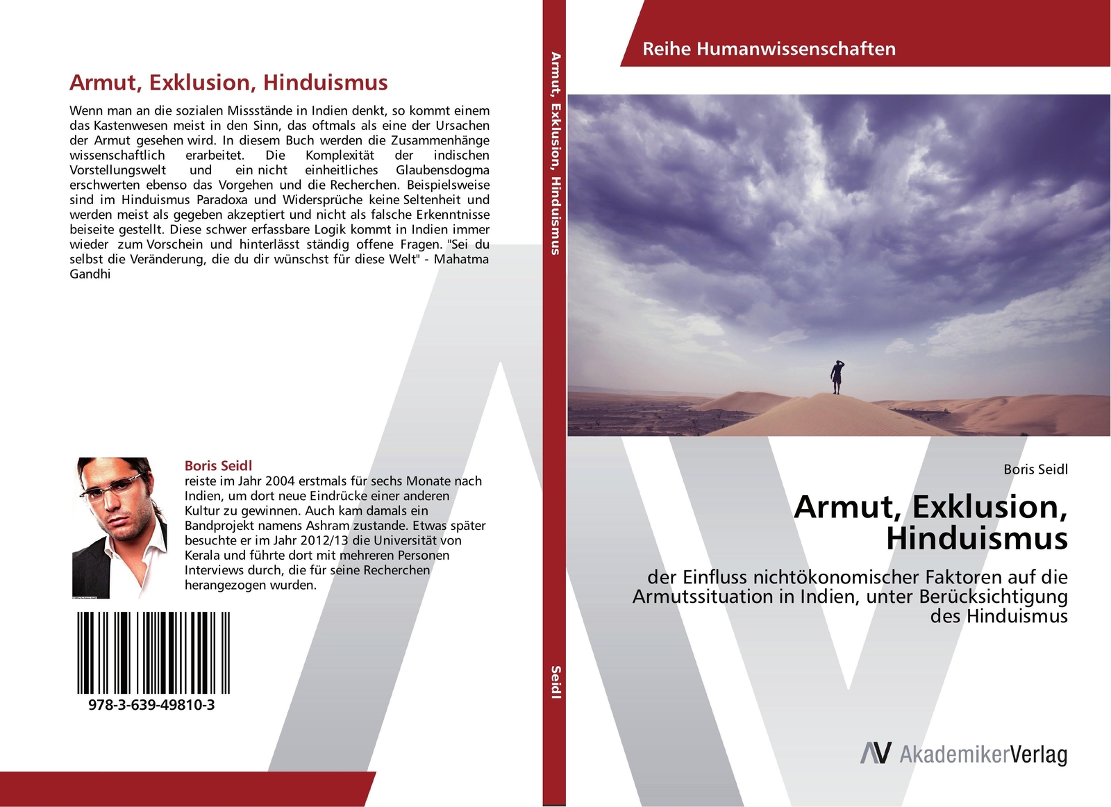 Thumbnail - Boris Seidl | Armut, Exklusion, Hinduismus | Taschenbuch | Deutsch