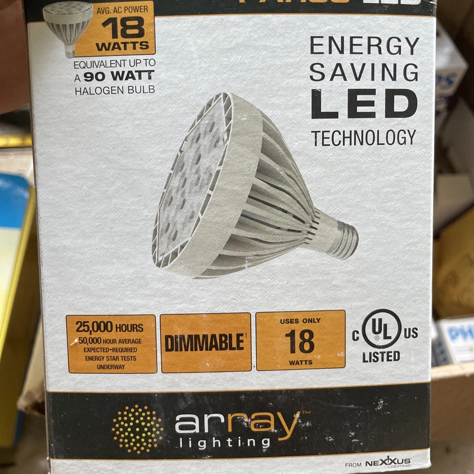Array PAR38. Dimmable. LED Flood Light Bulb - 2700k 18W. MED-E26 Base - Image 3 of 4
