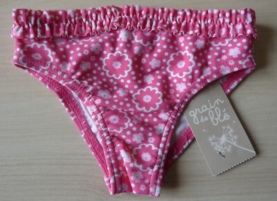 Badeanzug Slip Baby Mädchen Gr. 6 Monate Neu