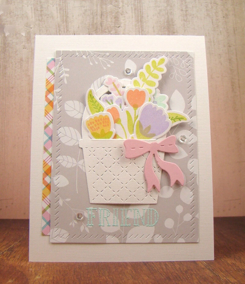 Korb Metall Cutting Dies Scrapbooking Stanzschablone Embossing Stencil Karte DIY - Bild 4 von 4