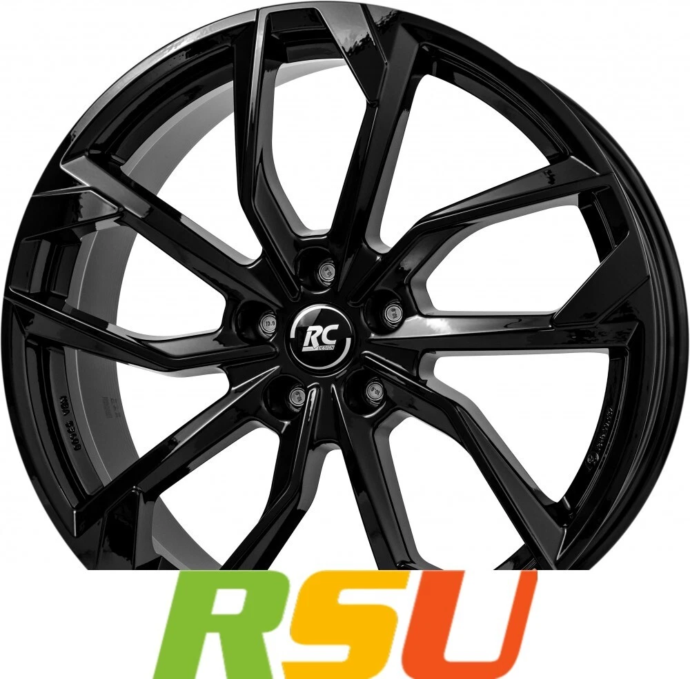RC-Design RC34 schwarz lackiert 7x17