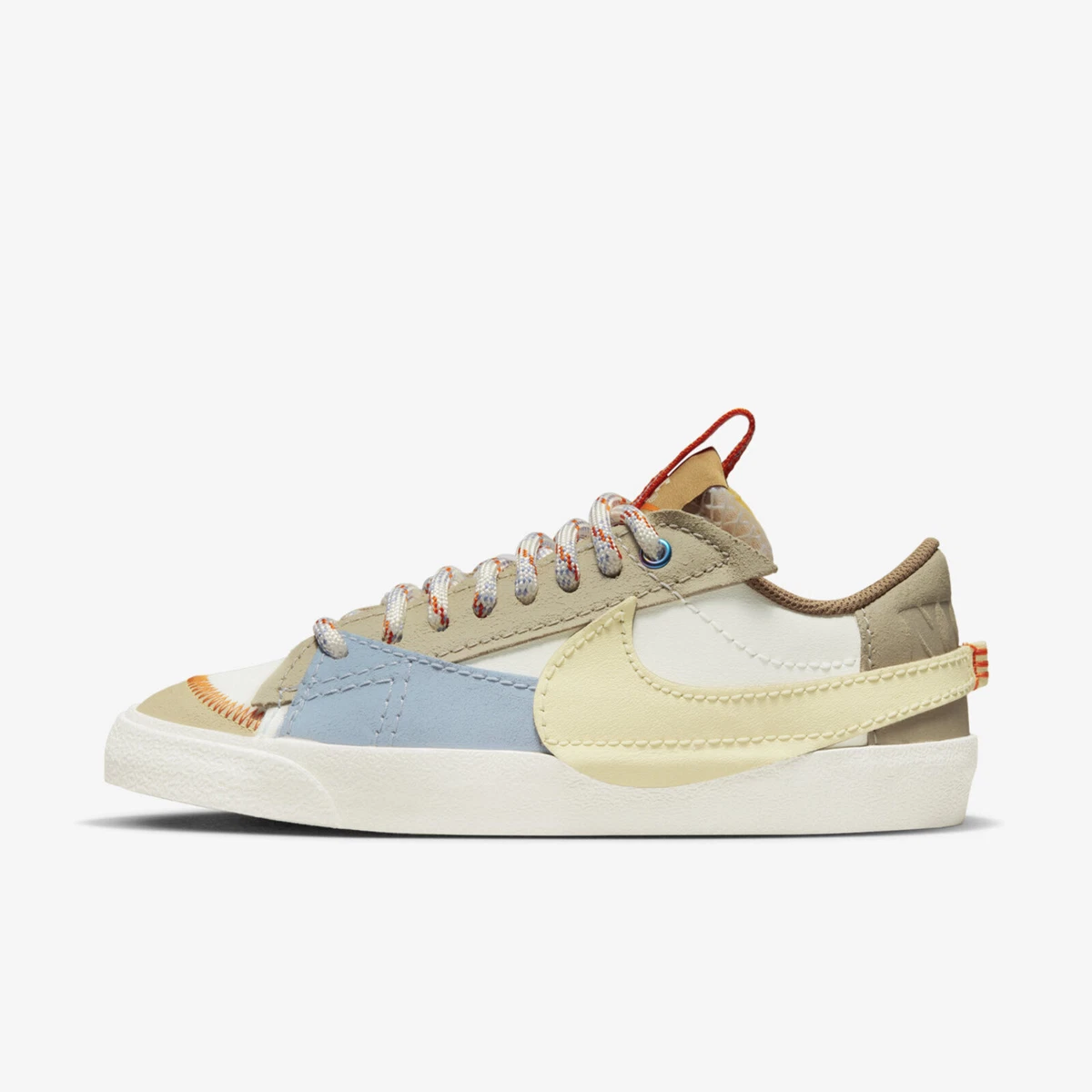 Nike WMNS Blazer Low 77 Jumbo [DX6043-171] Women Casual Shoes Sail/Alabaster