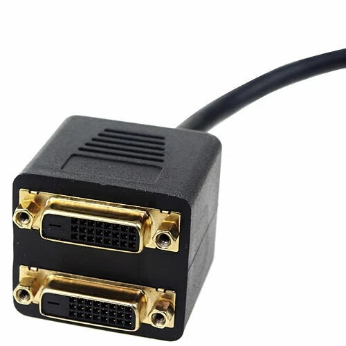 PTC DVI-D (Male) to DVI-D[x2] (Female) Video Y-Splitter Adapter - Image 3 of 3