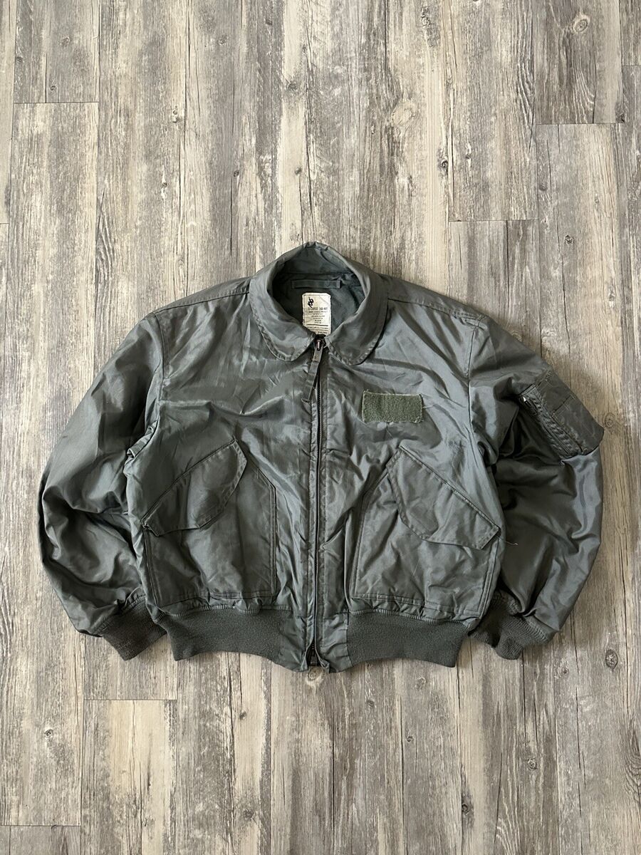 Vintage 80s Military Flight Bomber Jacket Sz XL CWU-45/P VTG RARE FIRE RESISTANT Vintage 80s Military Flight Bomber Jacket Sz XL CWU-45/P VTG RARE FIRE RESISTANT