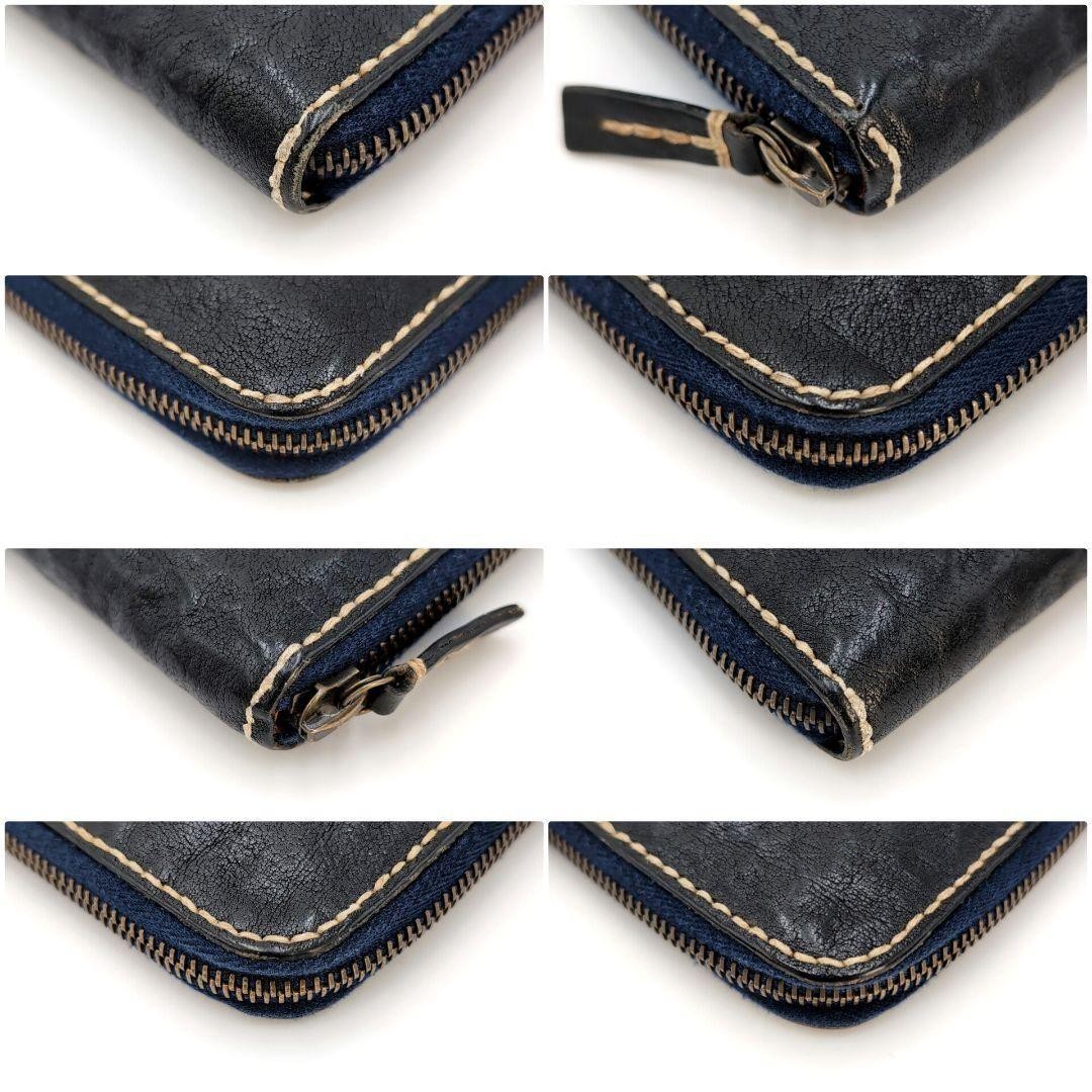 ☺*す様 henry cuir poker king Used HENRY CUIR Poker King Long Wallet, Black Authentic
