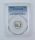1939-D Mercury Dime MS64 FB PCGS Blue Label