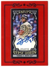 FRANK THOMAS 2016 Topps Gypsy Queen 1/1 Mini Framed Black Auto WHITE SOX