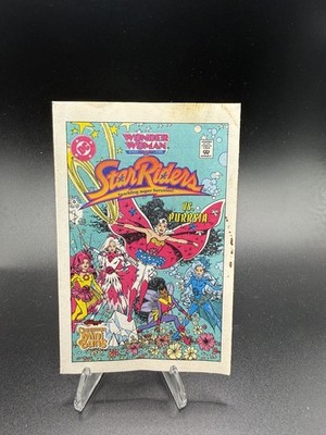 1st Appearance of WONDER WOMAN mini comic Kellogg 1993 Star Riders
