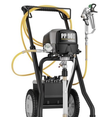 WAGNER Airless FarbsprühsystemPP 90 Extra Spraypack HEA auf Wagen+ VIEL ZUBEHÖR