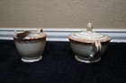 VtgNoritake Japan China Creamer & Sugar Bowl Set Harmony 3906 — photo 7
