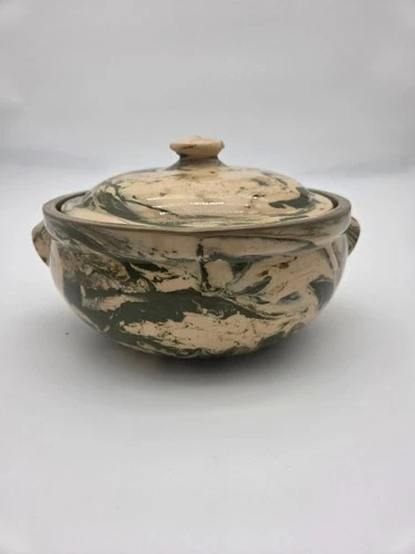 Weller Pottery Kitchengem Pot with Lid
