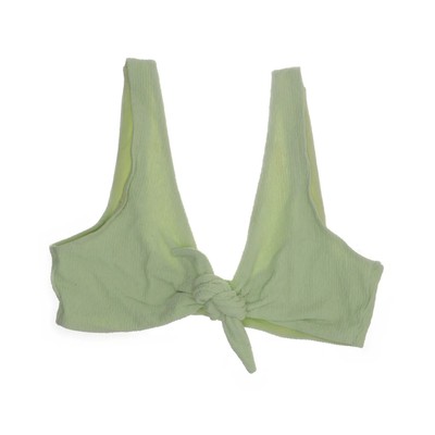 Lindex, Bikinioberteil, Größe: M, Grün, Polyamid, Einfarbig, Damen #etl