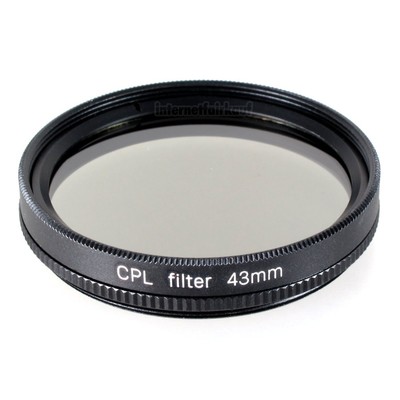 Pol Filter circular 43 mm Polarizer CPL 43mm Polfilter