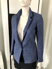 Massimo Dutti Blazer 100% Leinen Gr 34 Damen LP 190€ 