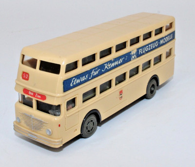1:87 WIKING Büssing D2U Flugzeug Modelle Linie S2 Bhf Zoo BVG ohne OVP (575)