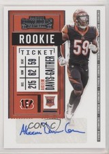 2020 Panini Contenders Rookie Ticket Akeem Davis-Gaither #196 Auto 9x7