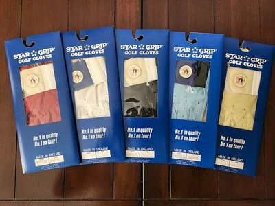 Vintage Star Grip Golf Gloves 2-Pack: Various Colors, Men's Medium/Left Hand