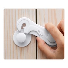 Cabinet Locks - Adoric Life Child Safety 4 Count Pack of 1 , White-4pc