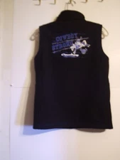 Boy's COWBOY HARDWARE Zip Front VEST XL 14-16 Pockets COWBOY STRONG Saddle Bronc