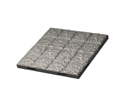 Dragonlock 4x4 Bodenelement | Fat Dragon Games Terrain | 3D gedruckte Bodenplatt